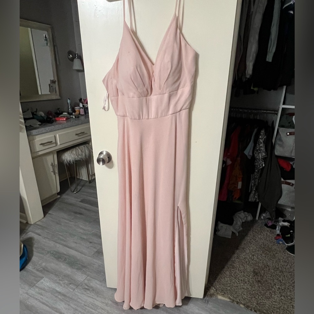 Morilee bridesmaid dress size 14 in blush
